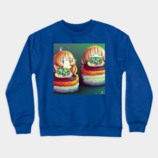 Kawaii Anime Sushi Crewneck Sweatshirt